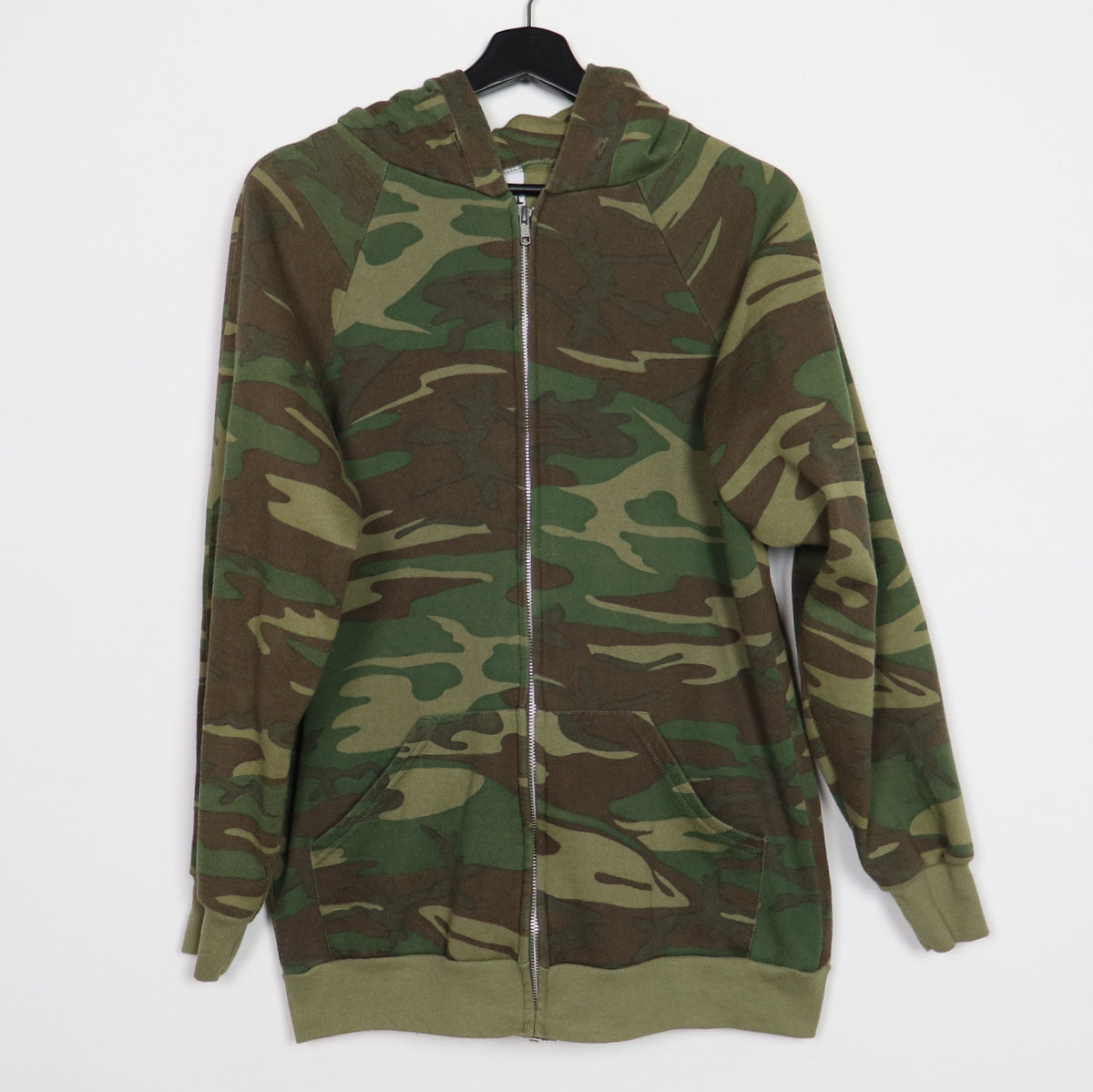 1980s Camouflage Hooded Sweatshirt