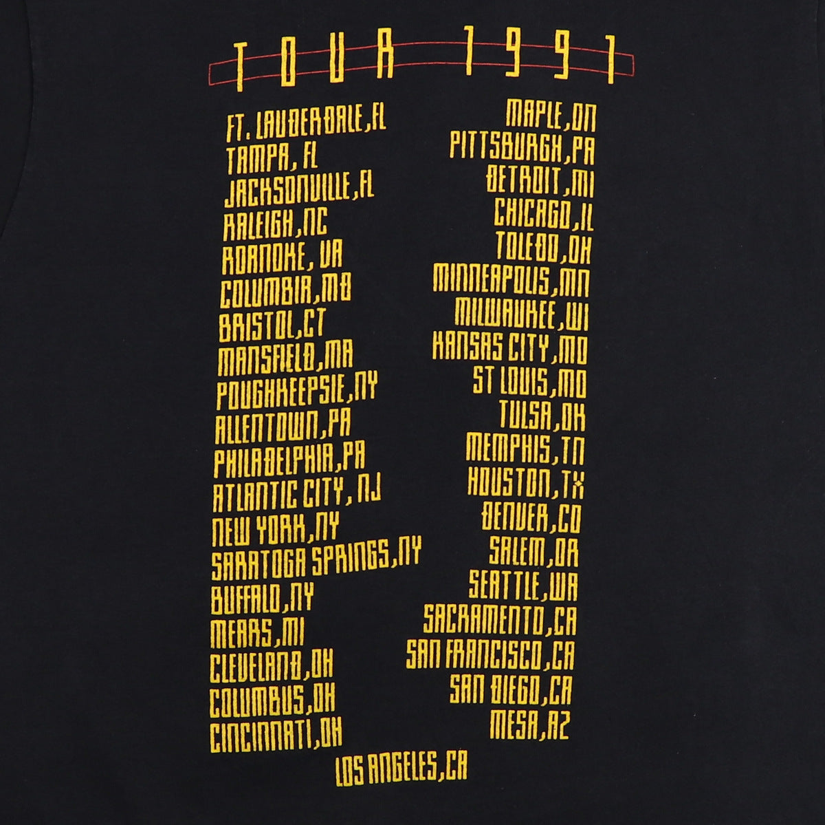 1997 Styx Edge Of The Century Tour Shirt