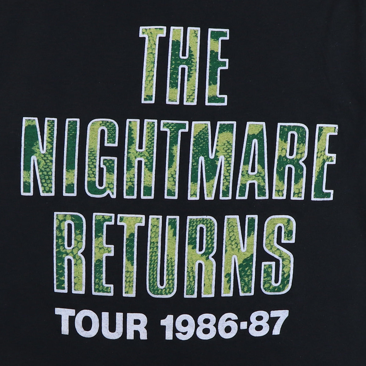 1986 Alice Cooper The Nightmare Returns Tour Shirt