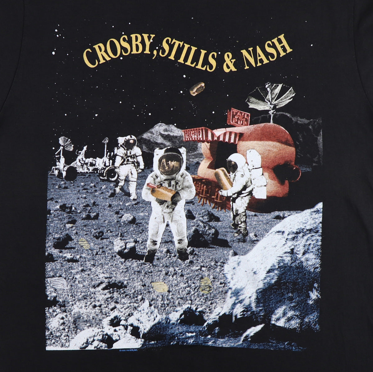 1990 Crosby Stills & Nash Live It Up Shirt