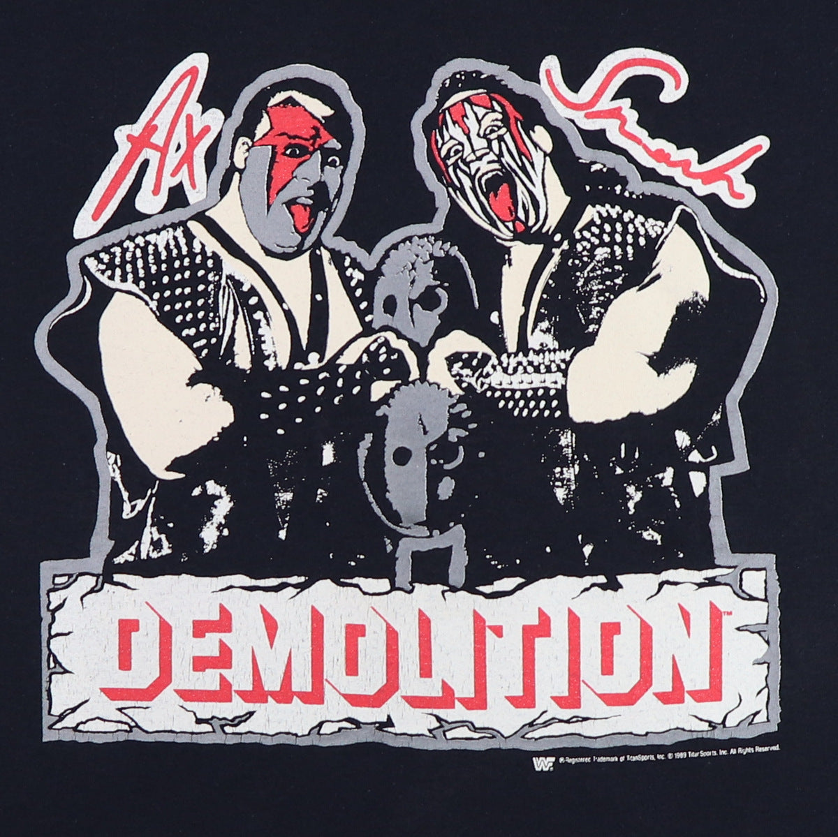 1989 Demolition Ax & Slash WWF Shirt