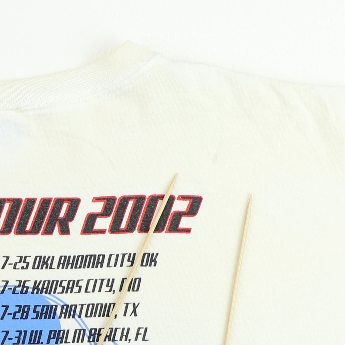 2002 David Lee Roth World Tour Shirt