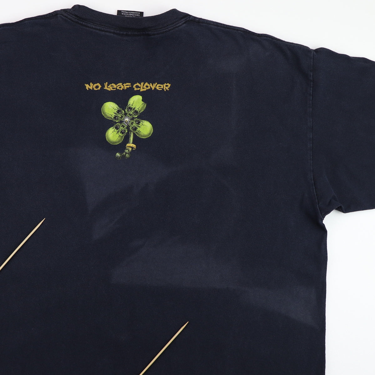 2001 Metallica No Leaf Clover Pushead Shirt