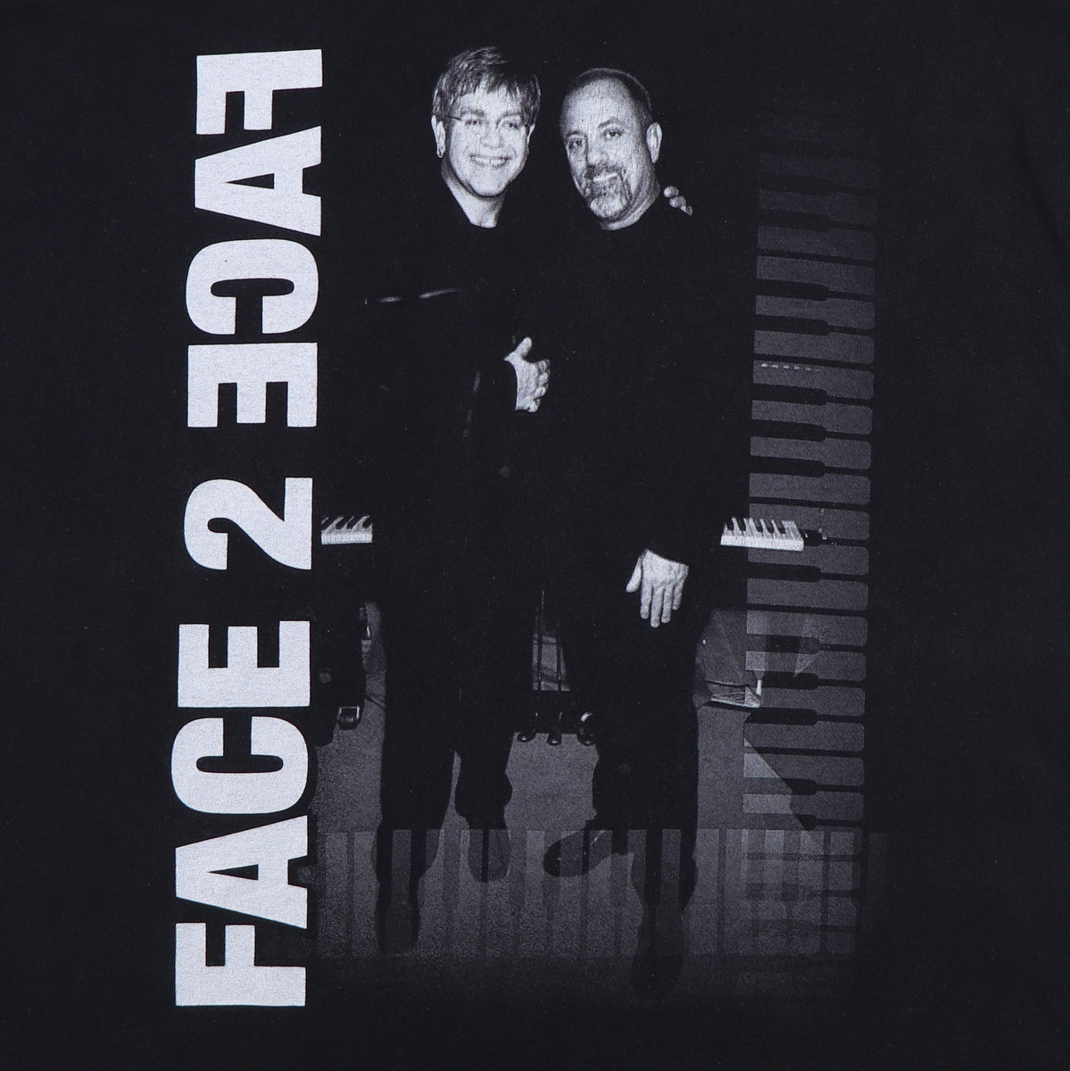2002 Billy Joel Elton John Face To Face Tour Shirt