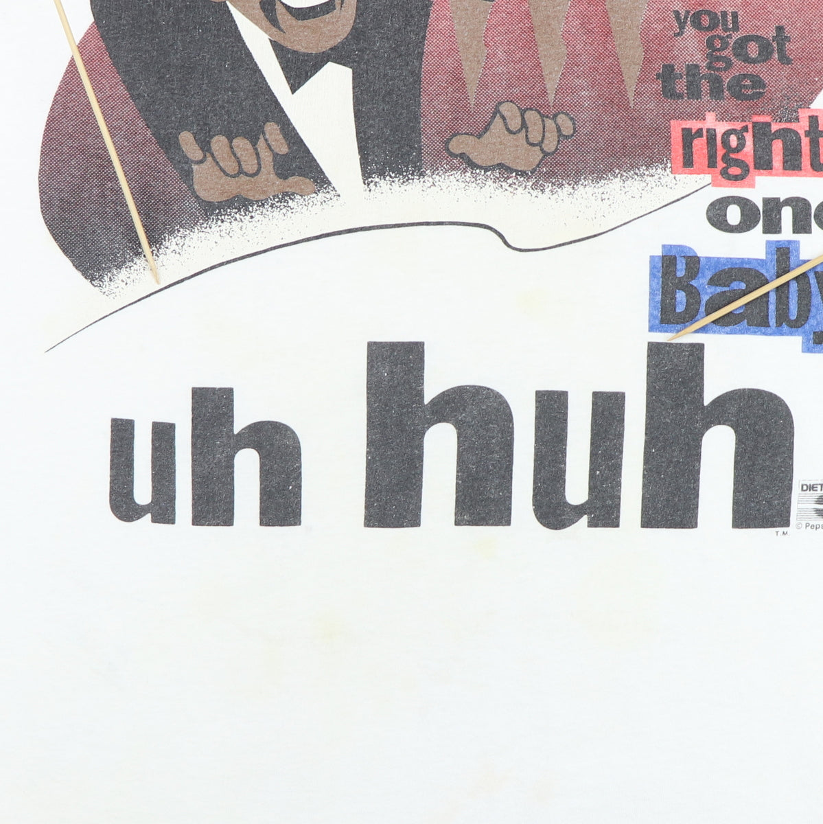 1990s Ray Charles Pepsi You Got The Right One Baby Shirt