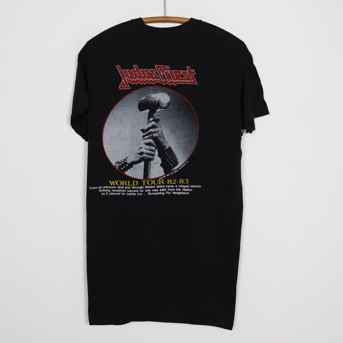 1982 Judas Priest Screaming For Vengeance World Tour Shirt