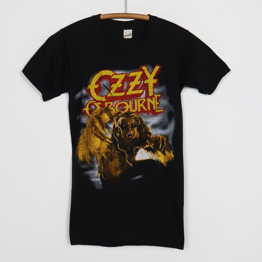 1983 Ozzy Osbourne Bark At The Moon UK Tour Shirt