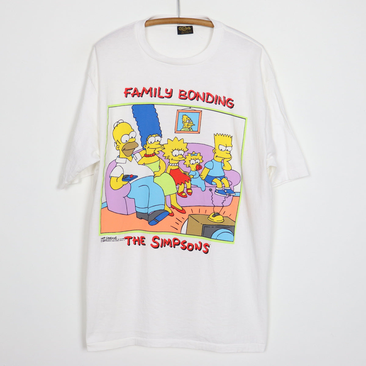 1989 The Simpsons Family Bonding Shirt