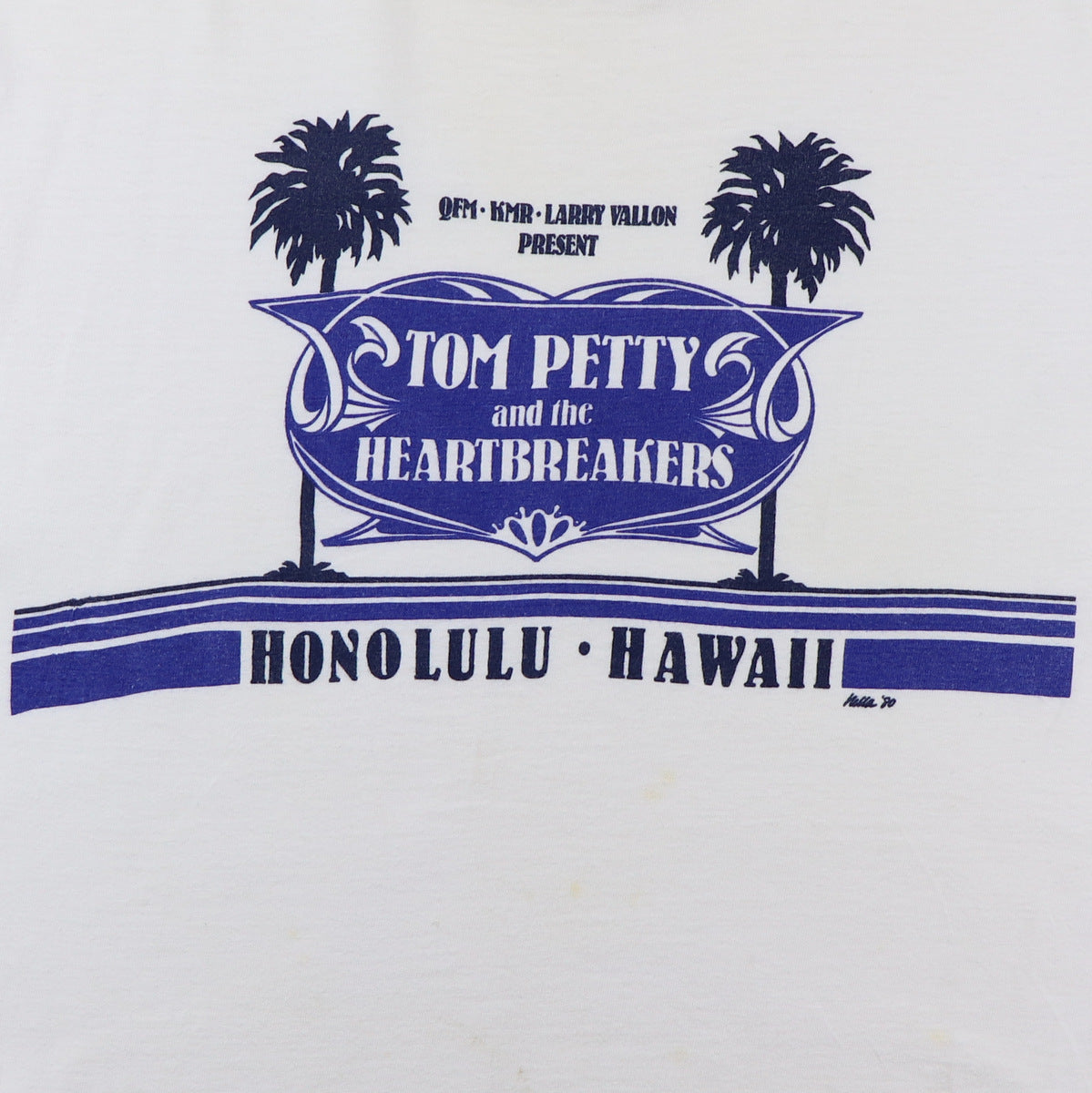 1980 Tom Petty And The Heartbreakers Honolulu Concert Shirt