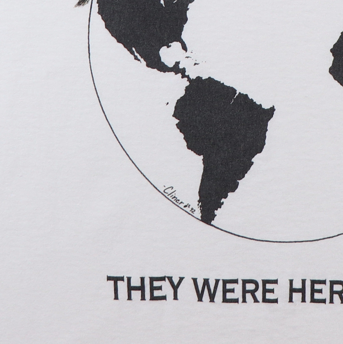 1992 They Were Here First Animal Rights Shirt