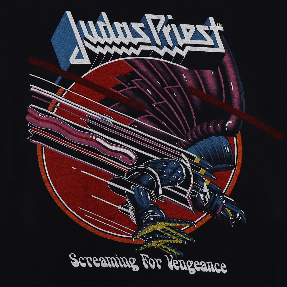 1982 Judas Priest Screaming For Vengeance World Tour Shirt