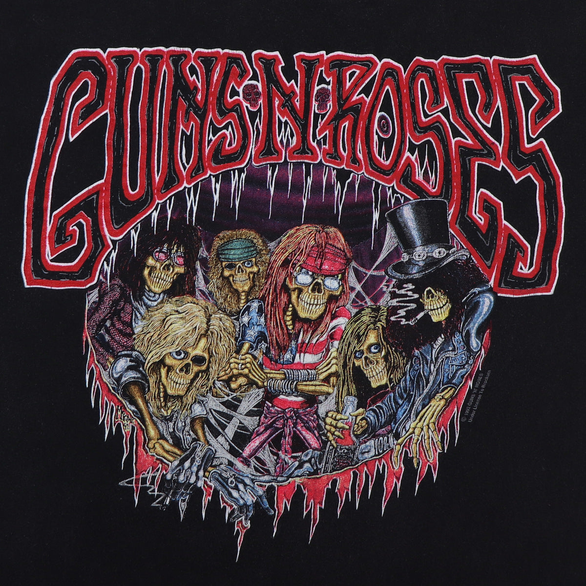 1991 Guns N Roses Use Your Illusion Tour Shirt