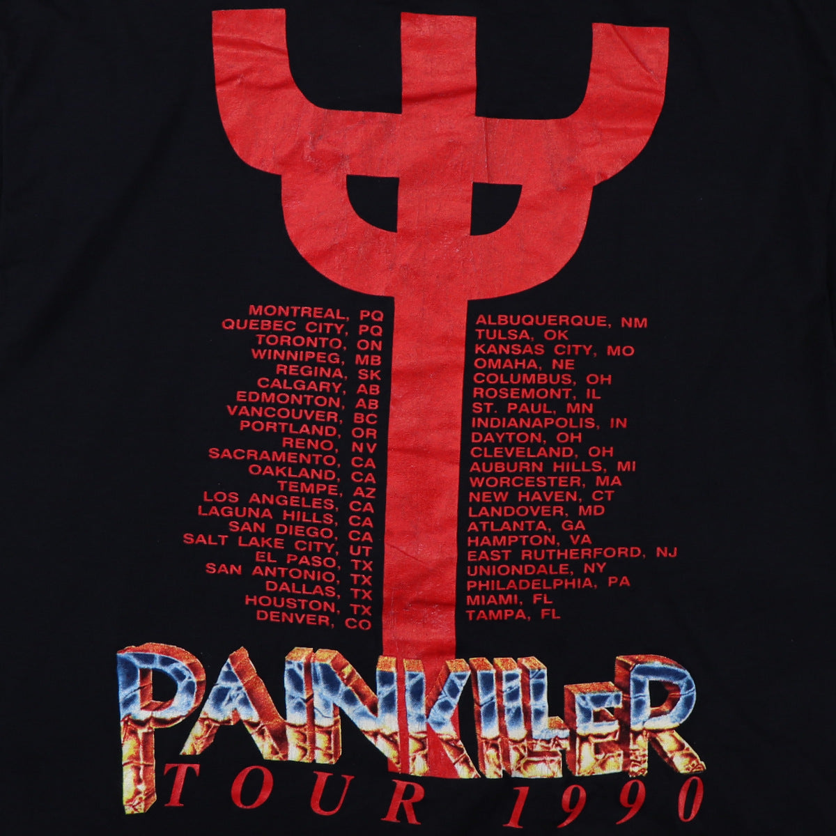 1990 Judas Priest Painkiller Tour Shirt