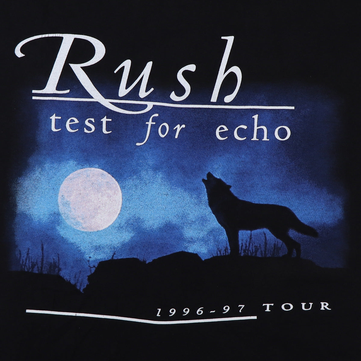 1996 Rush Test For Echo Tour Shirt