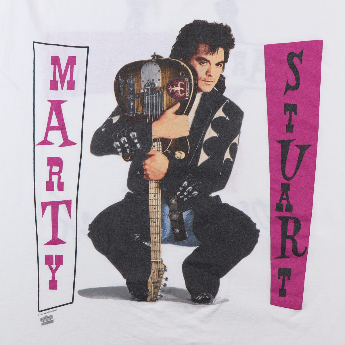 1994 Marty Stuart Love And Luck Shirt