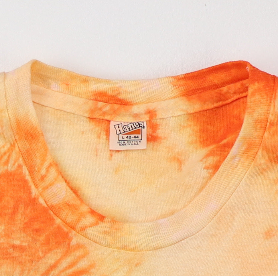 1978 Rolling Stones Happy Birthday Mick Concert Tie Dye Shirt