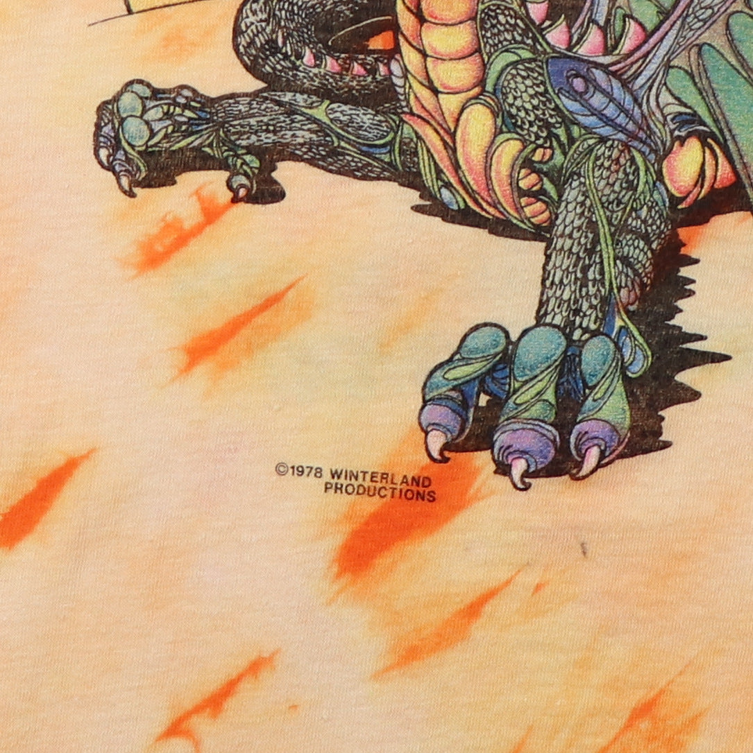 1978 Rolling Stones Happy Birthday Mick Concert Tie Dye Shirt