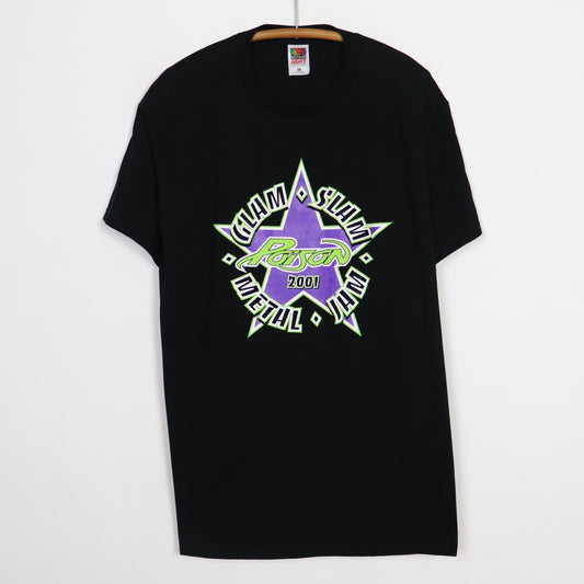 2001 Poison Glam Slam Metal Jam Shirt
