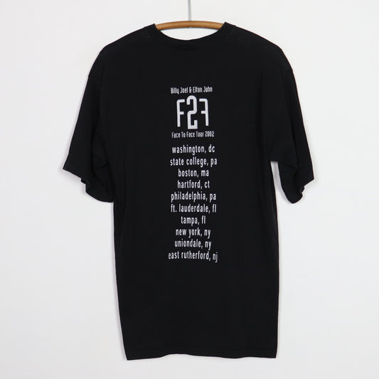 2002 Billy Joel Elton John Face To Face Tour Shirt