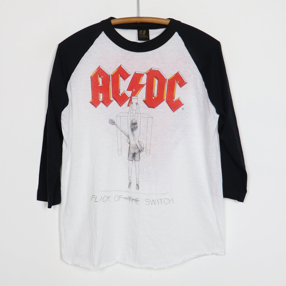 1983 ACDC Flick Of The Switch Tour Jersey Shirt