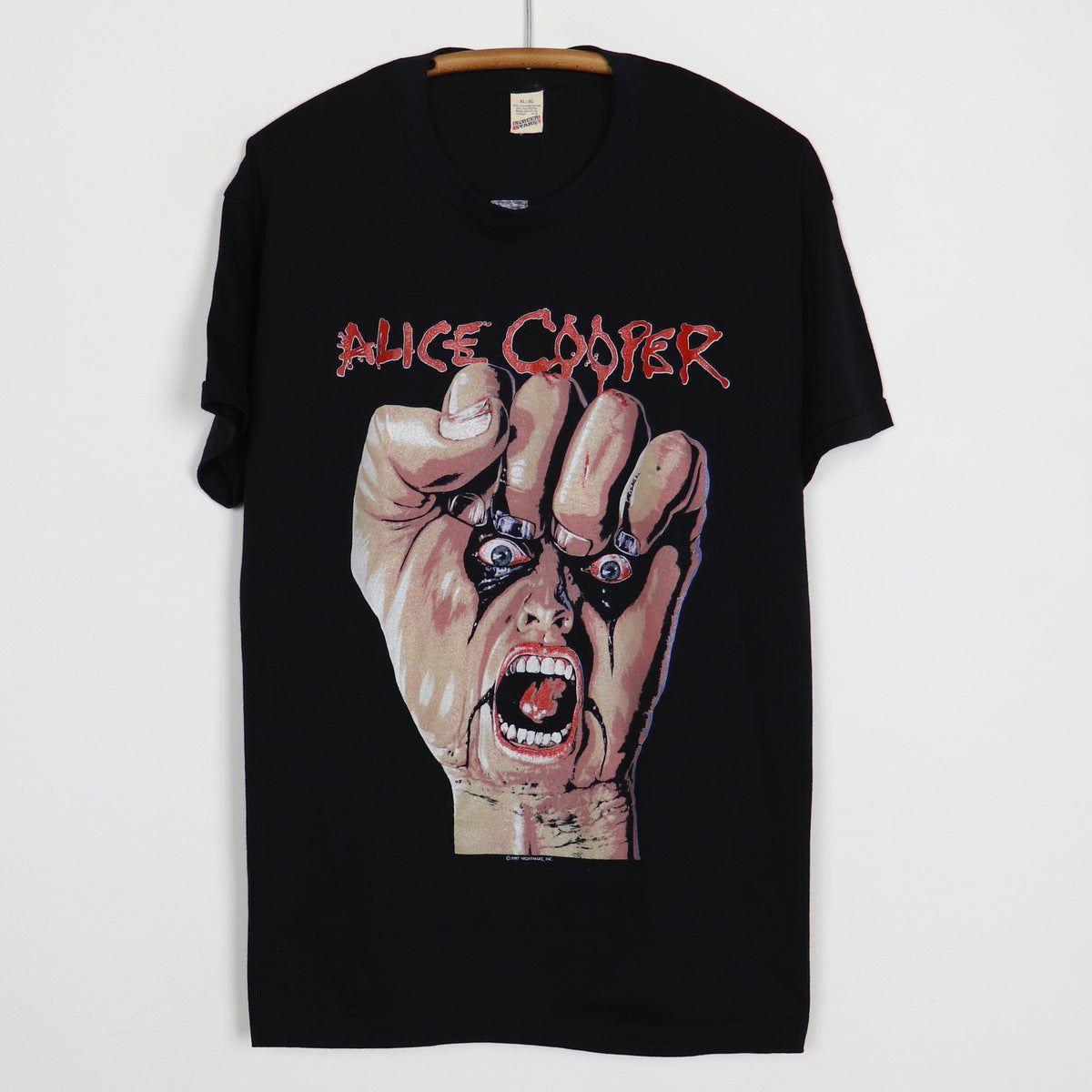 1987 Alice Cooper Raise Your Fist And Yell Tour Shirt