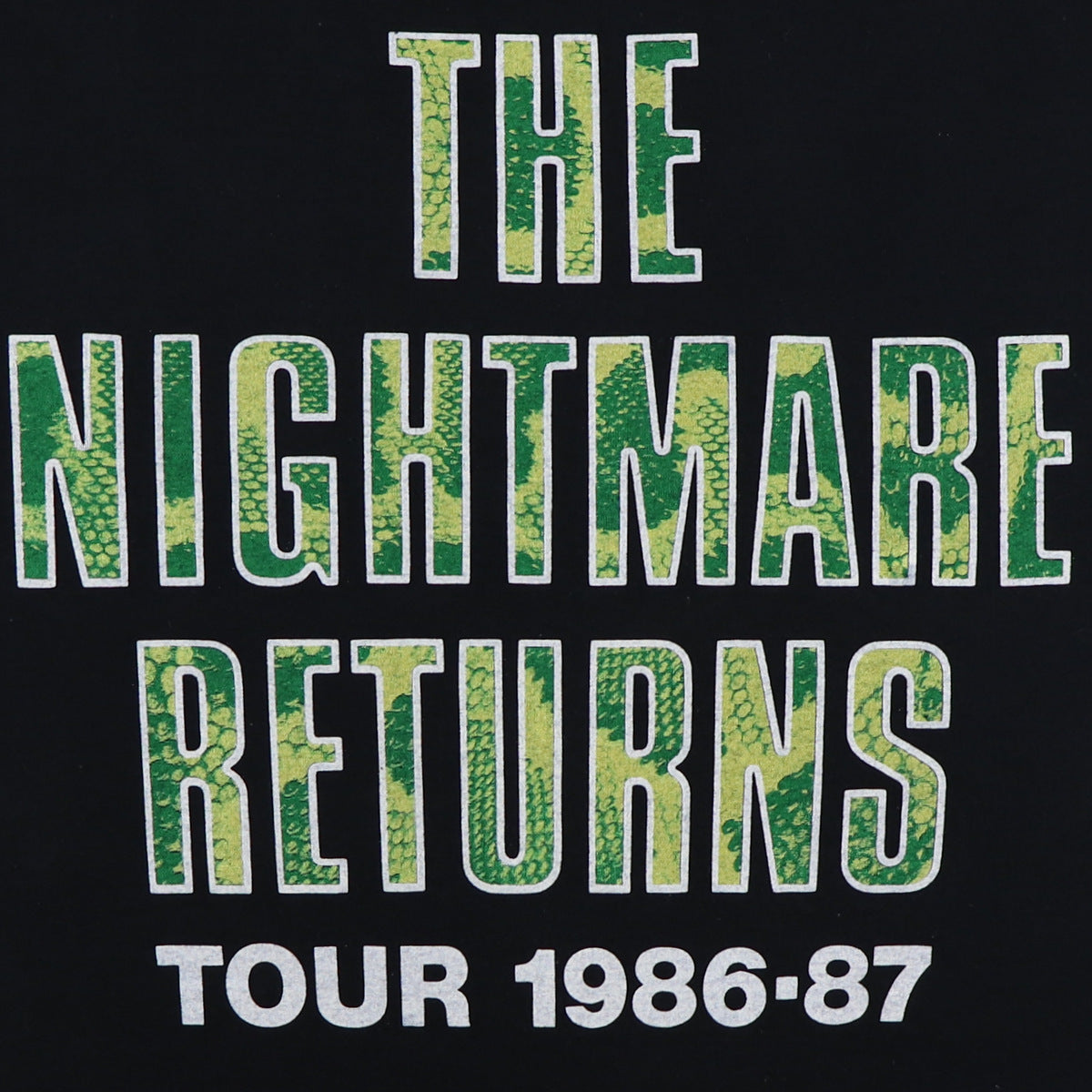 1986 Alice Cooper Constrictor Tour Shirt