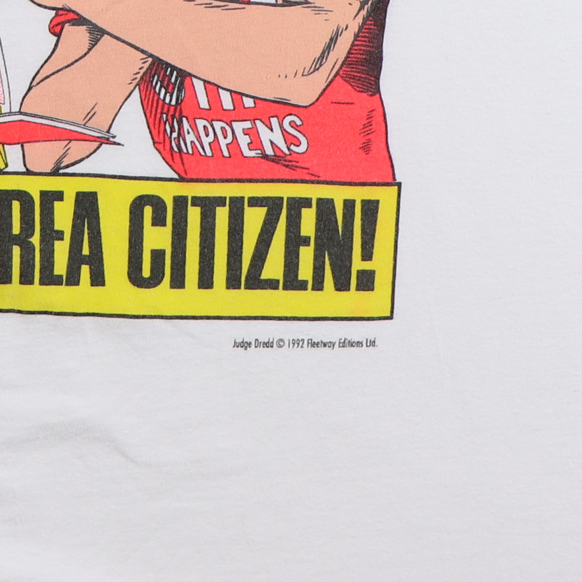 1992 Judge Dredd No Smoking Shirt