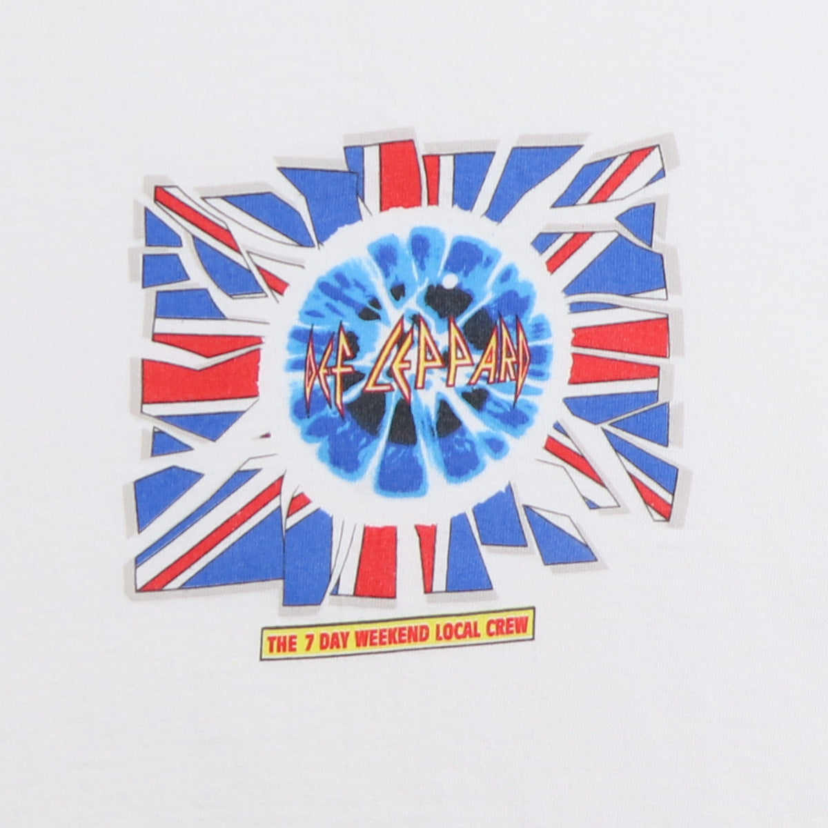 1990s Def Leppard 7 Day Weekend Tour Crew Shirt