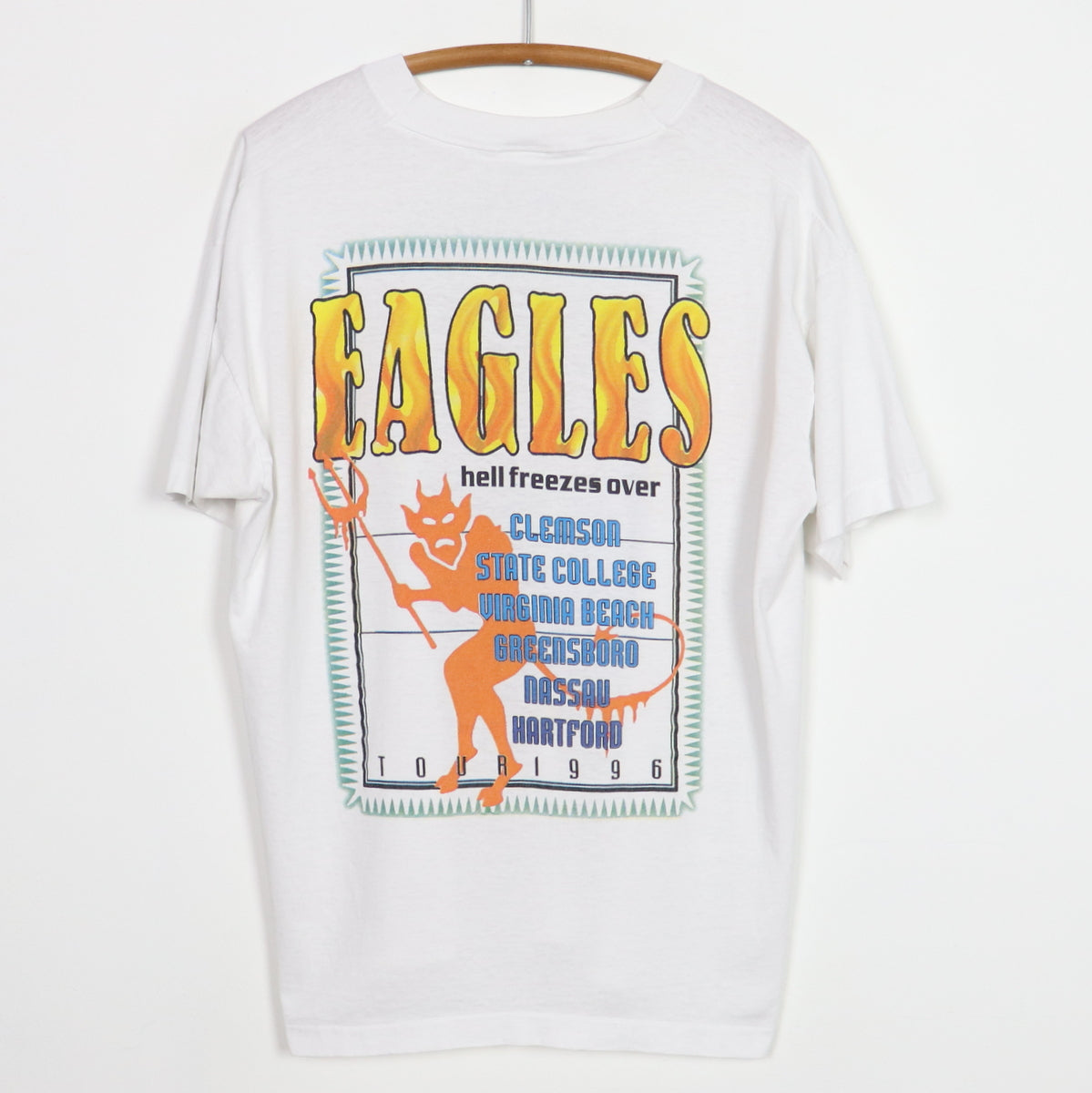 1996 Eagles Hell Freezes Over Tour Shirt