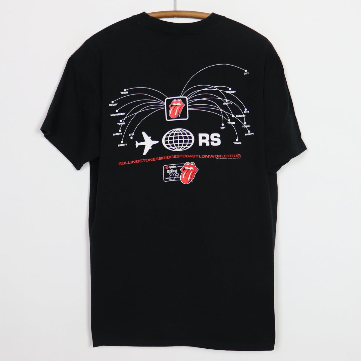 1997 Rolling Stones Bridges To Babylon Tour Shirt