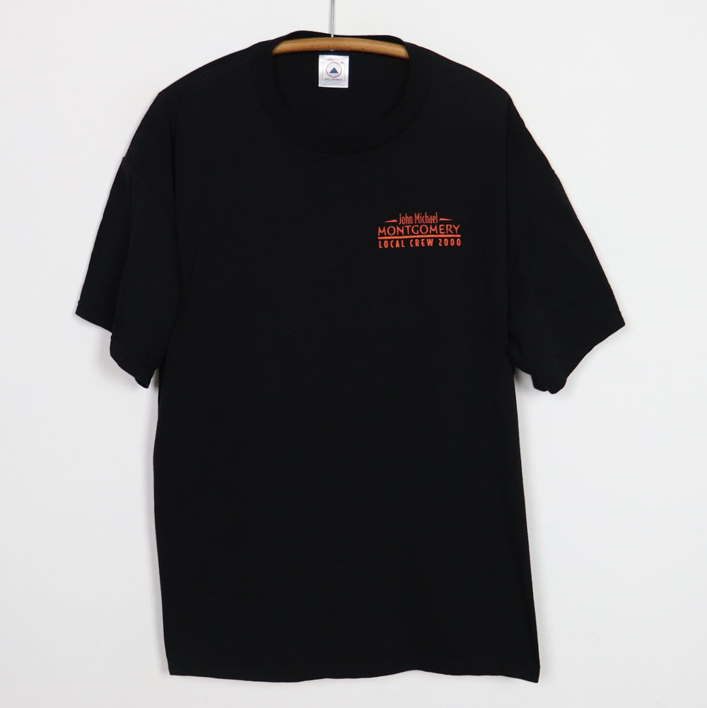 2000 John Michael Montgomery Local Crew Concert Shirt
