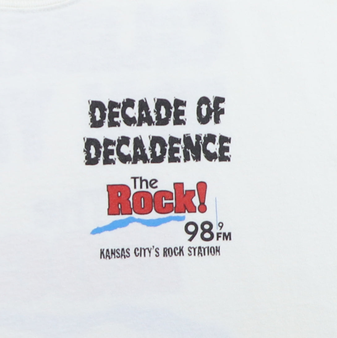 2002 98.9 The Rock Rockfest Decade Of Decadence Concert Shirt