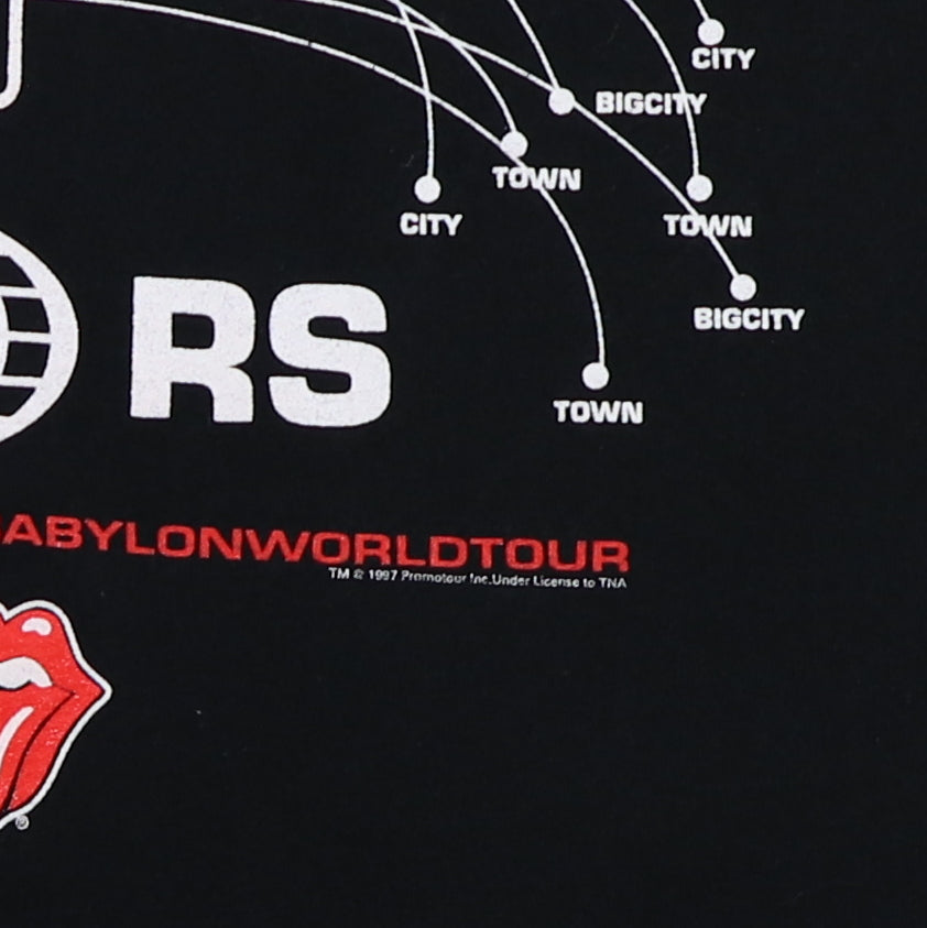 1997 Rolling Stones Bridges To Babylon Tour Shirt