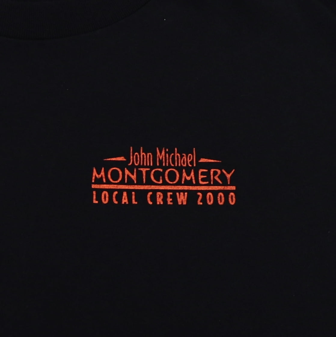 2000 John Michael Montgomery Local Crew Concert Shirt