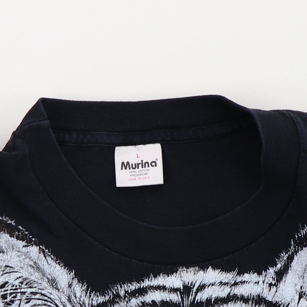 1997 White Tiger Big Print Shirt