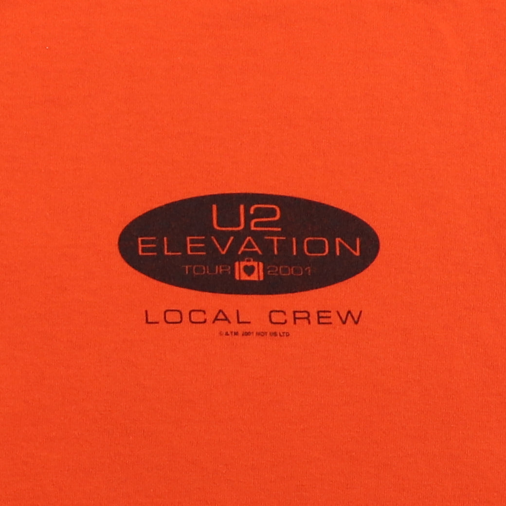 2001 U2 Elevation Tour Local Crew Shirt
