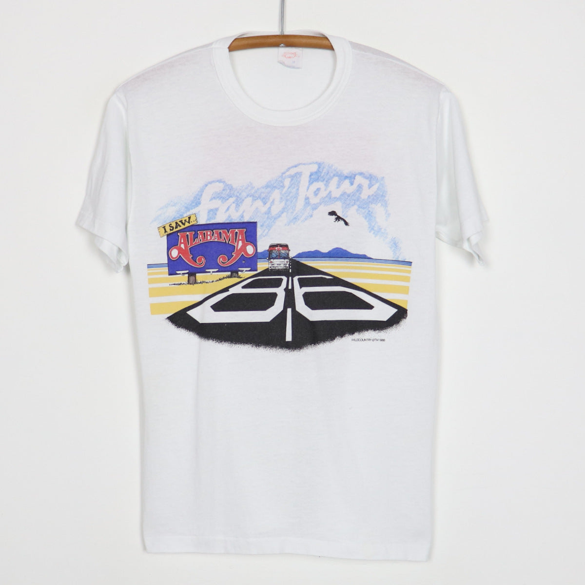 Original vintage 1986 Alabama Fans Tour Shirt | WyCo Vintage