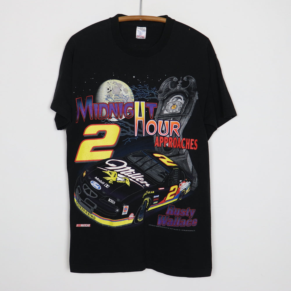 1990s Rusty Wallace Midnight Hour Nascar Shirt