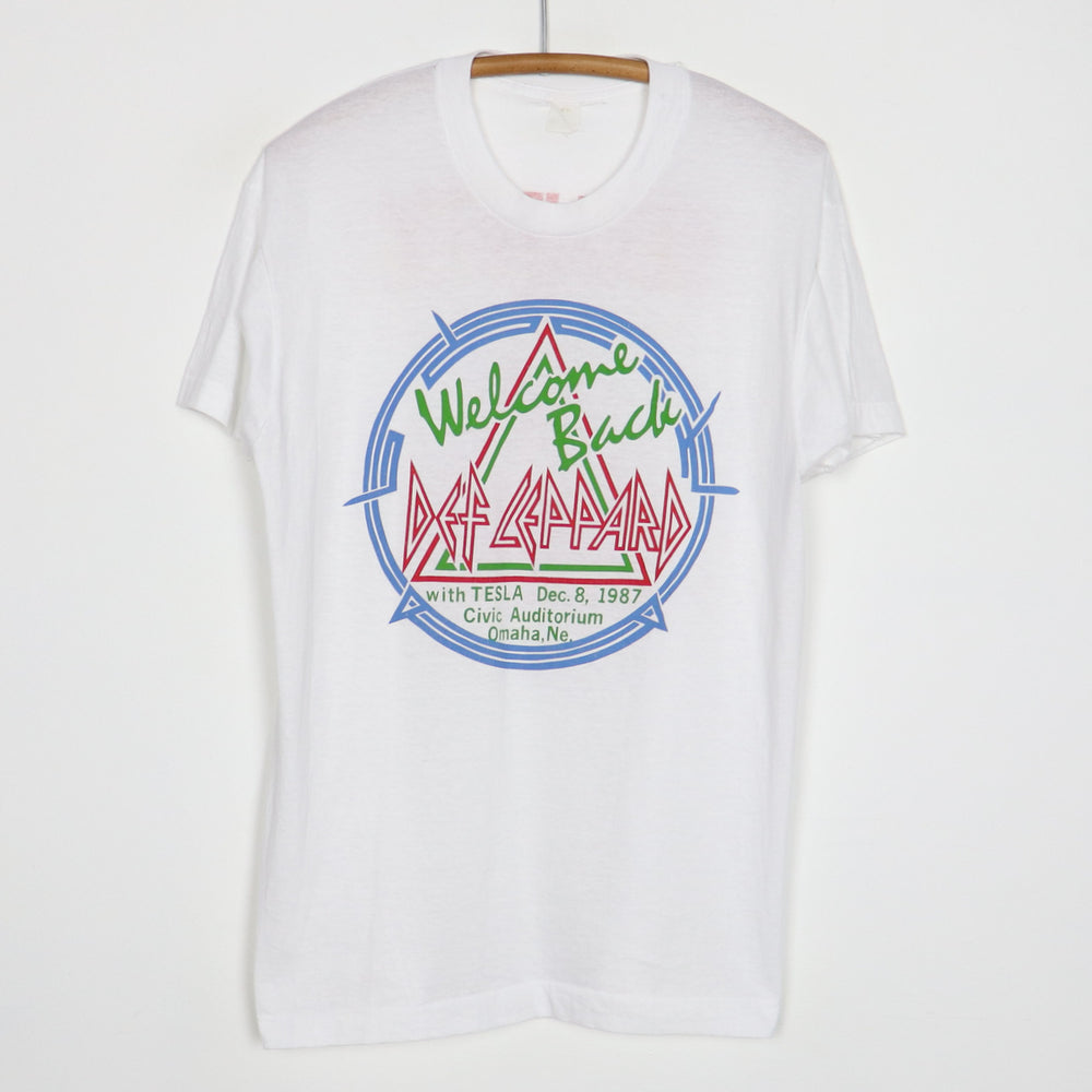 1987 Def Leppard Tulsa Concert Security Shirt