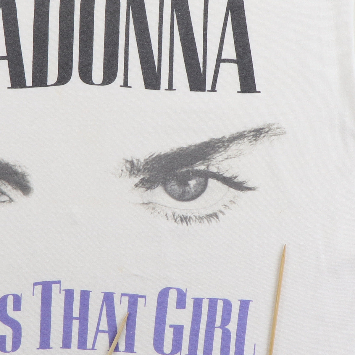 1987 Madonna Who's That Girl World Tour Shirt