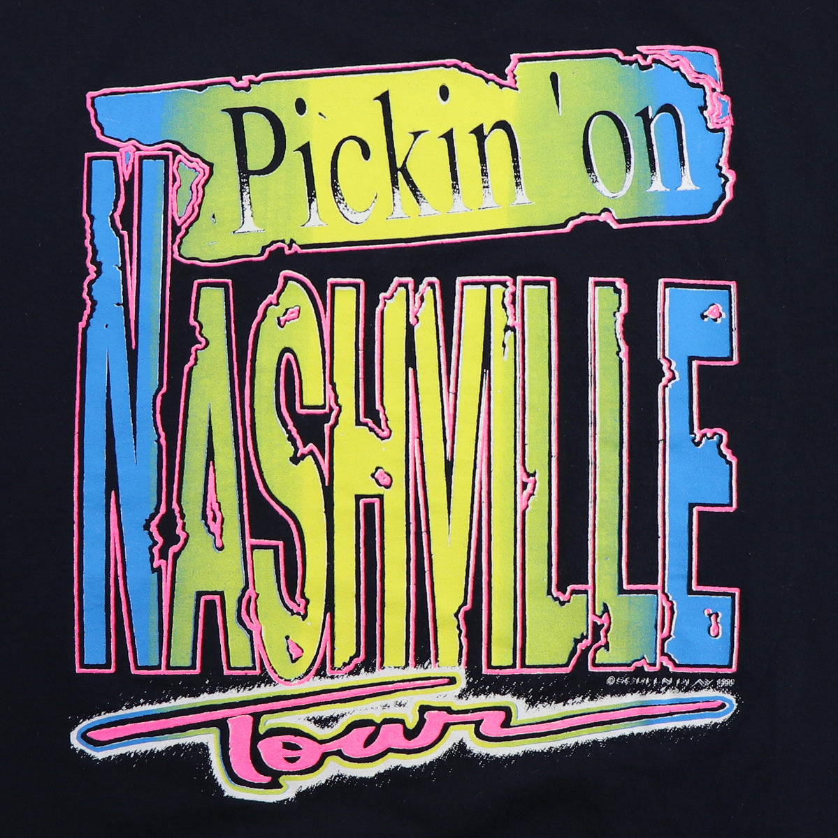 1990 The Kentucky Headhunters Pickin On Nashville Tour Shirt