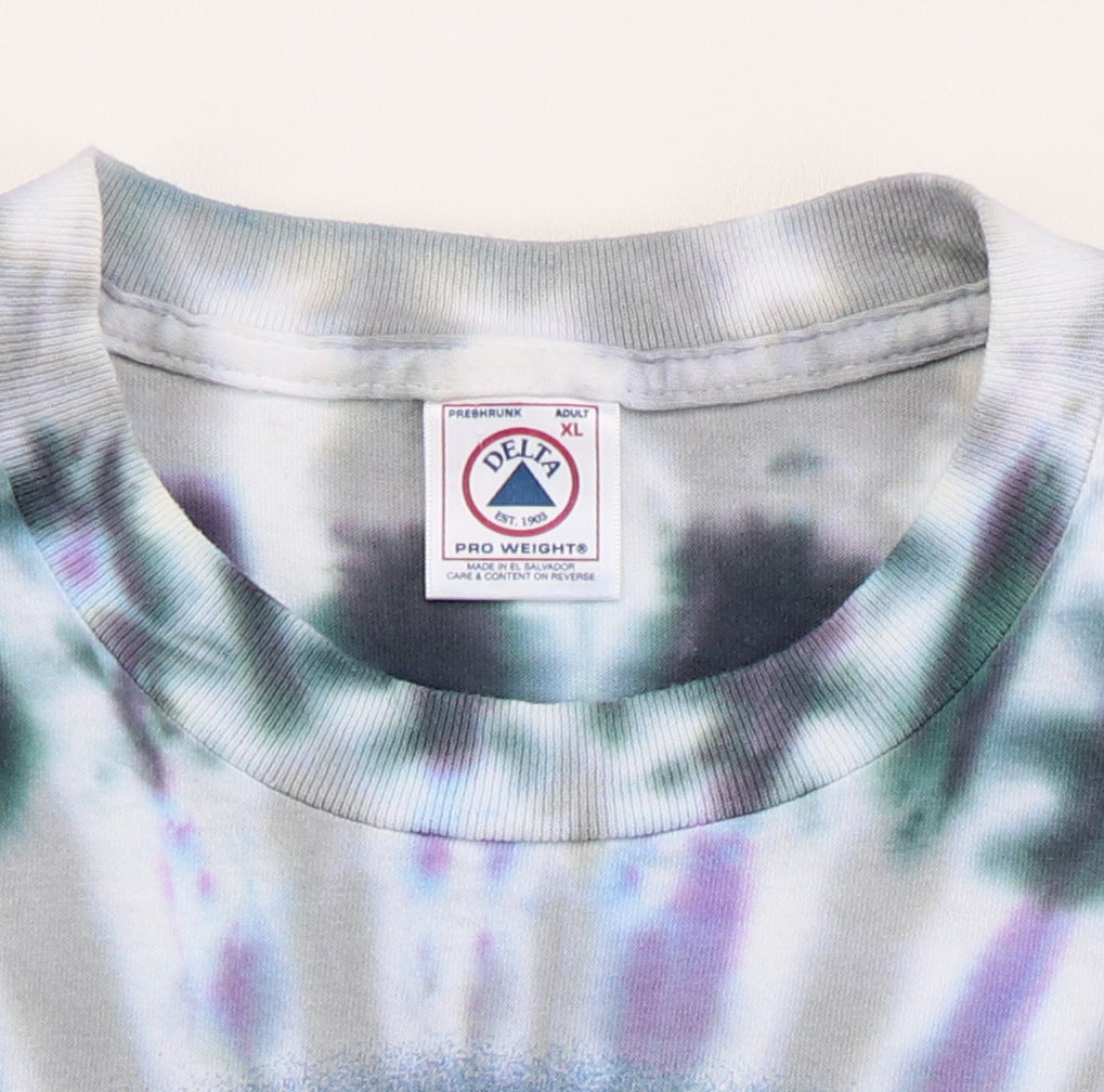 1997 Rolling Stones Bridges To Babylon Tour Tie Dye Shirt