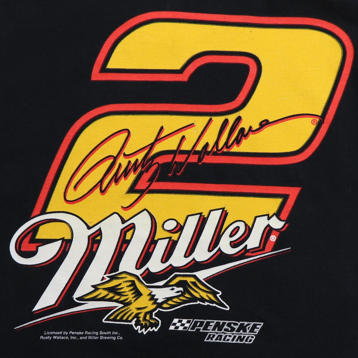 1990s Rusty Wallace Midnight Hour Nascar Shirt