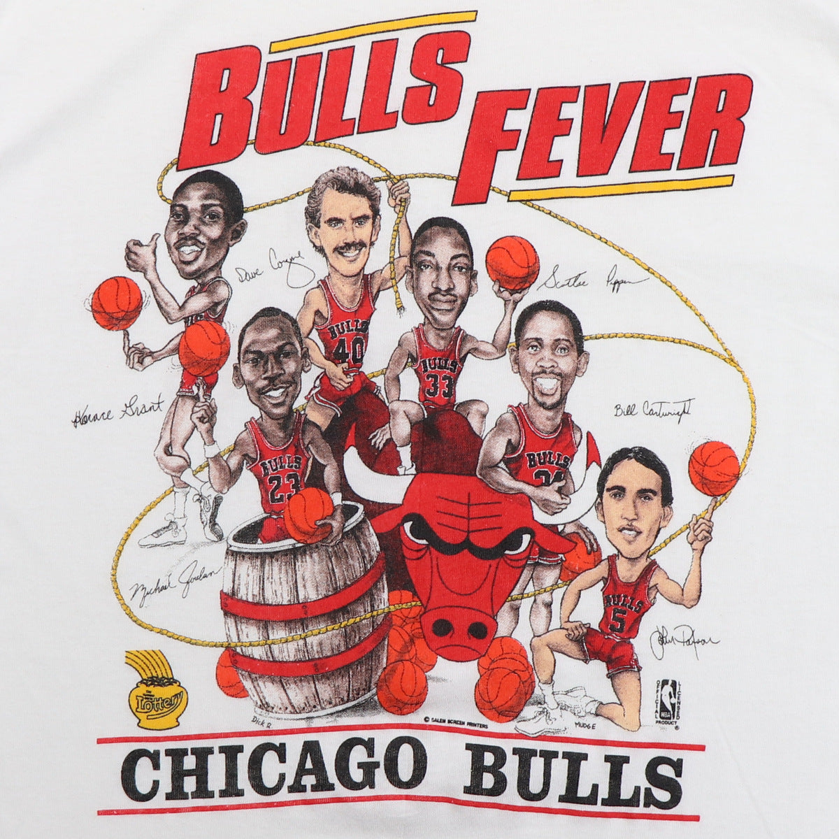1988 Chicago Bulls Fever NBA Shirt