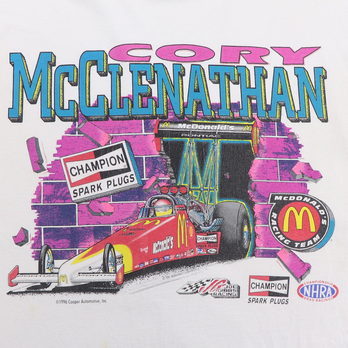 1996 Cory McClenathan Drag Racing Shirt