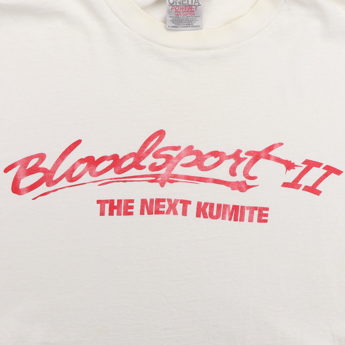 1996 Bloodsport 2 The Next Kumite Movie Promo Shirt