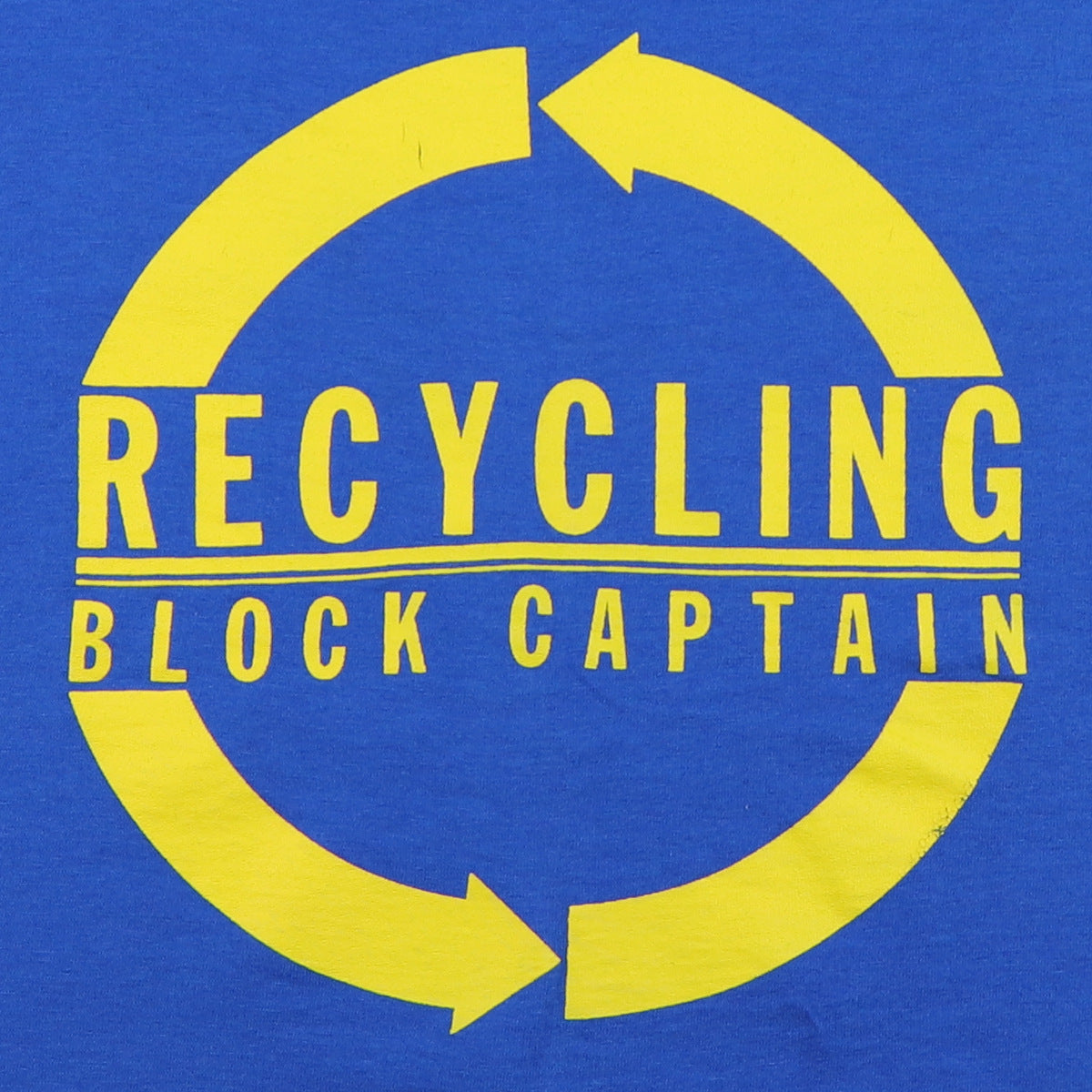 1990s Recycling Block Captain Shirt