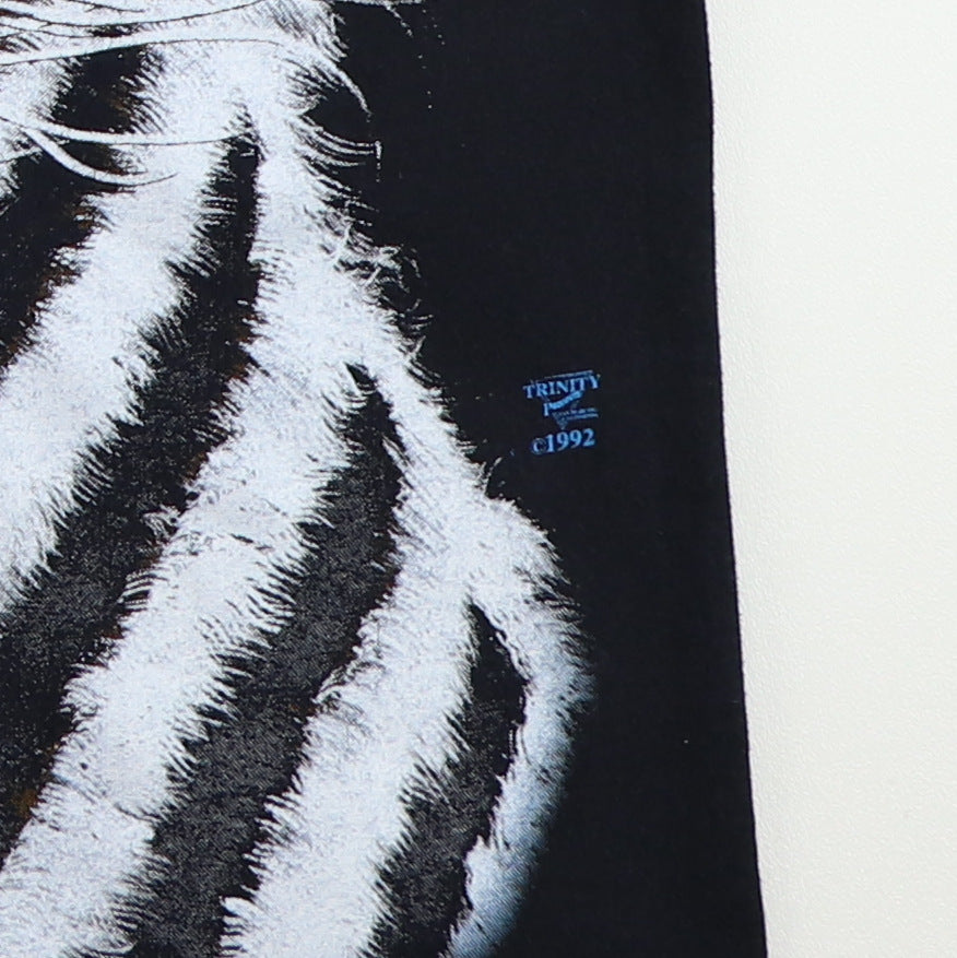 1992 White Tiger Big Print Shirt