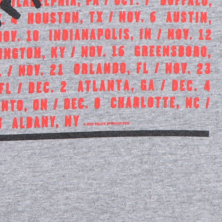 2002 Bruce Springsteen The Rising Tour Shirt