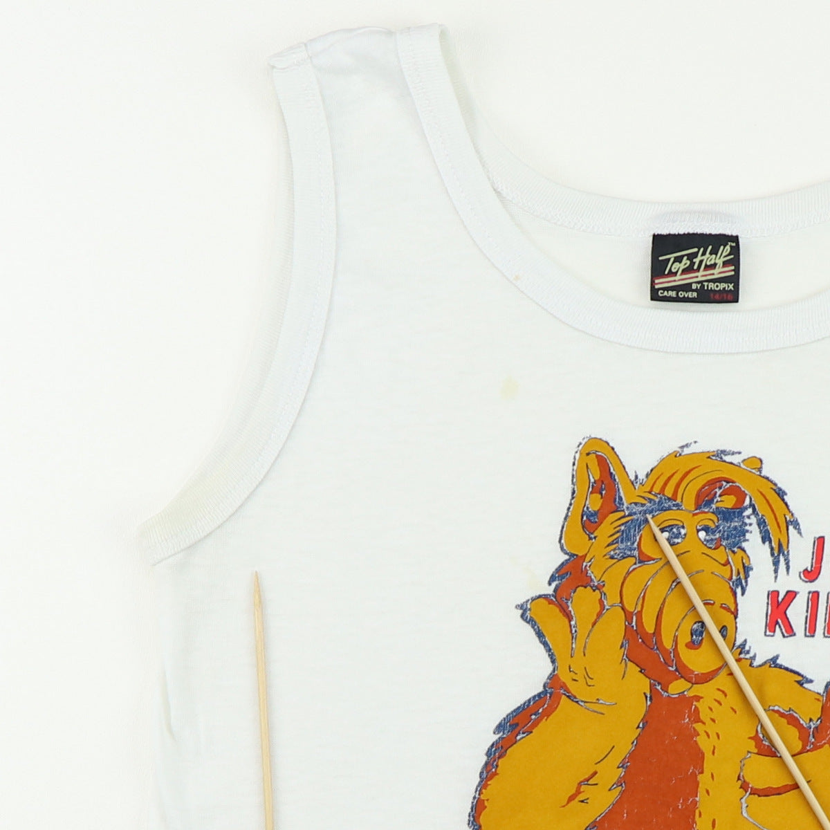 1987 Alf Just Kiddin Tank Top Shirt